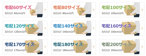 ダンボールワン 段ボールのサイズ